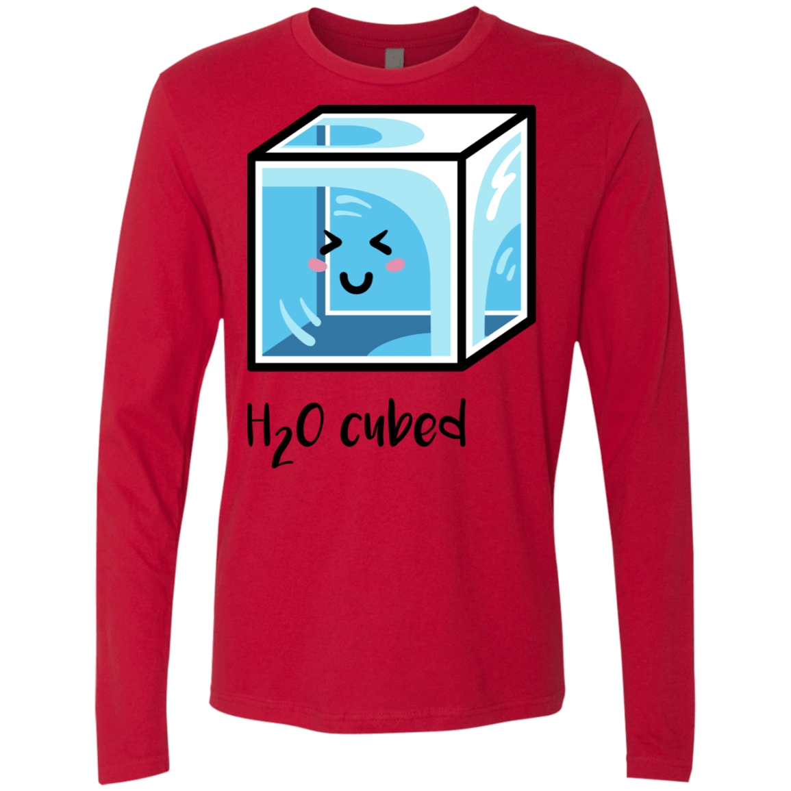 T-Shirts Red / S H2O Cubed Men's Premium Long Sleeve