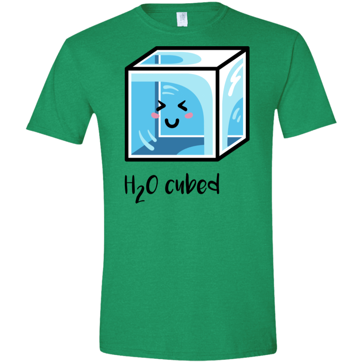 T-Shirts Heather Irish Green / S H2O Cubed Men's Semi-Fitted Softstyle