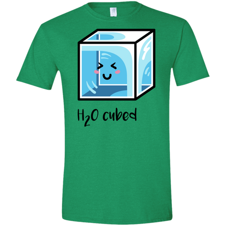 T-Shirts Heather Irish Green / S H2O Cubed Men's Semi-Fitted Softstyle