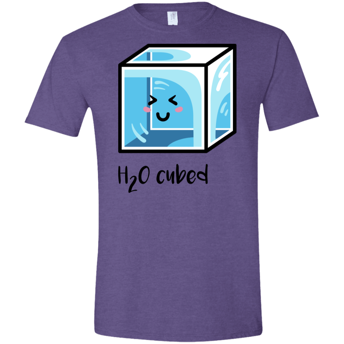 T-Shirts Heather Purple / S H2O Cubed Men's Semi-Fitted Softstyle