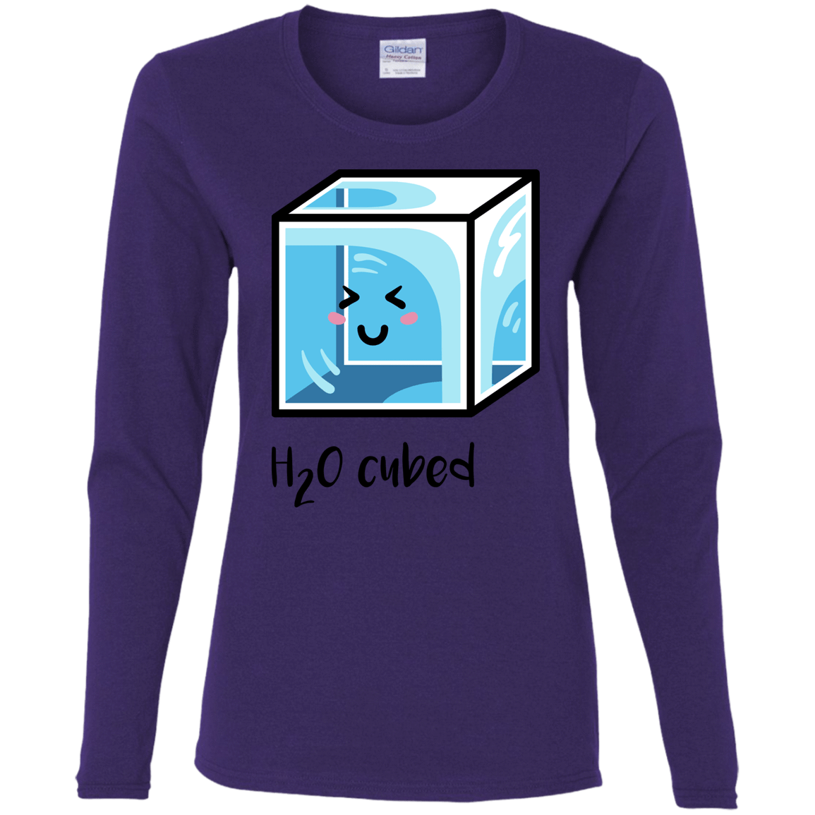 T-Shirts Purple / S H2O Cubed Women's Long Sleeve T-Shirt