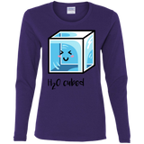 T-Shirts Purple / S H2O Cubed Women's Long Sleeve T-Shirt