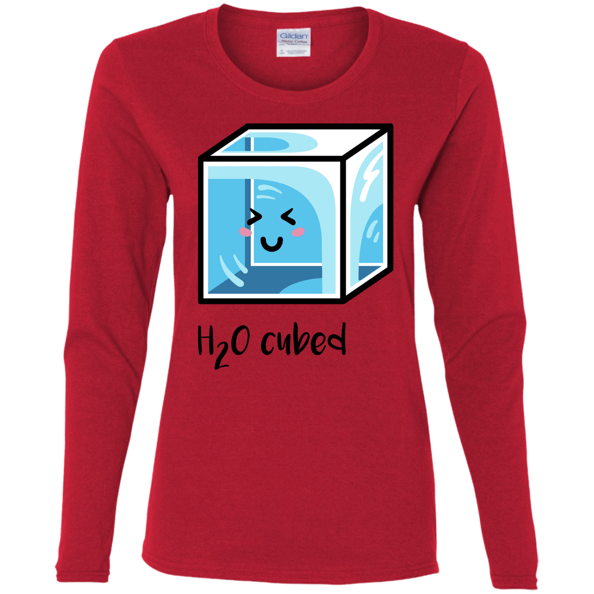 T-Shirts Red / S H2O Cubed Women's Long Sleeve T-Shirt