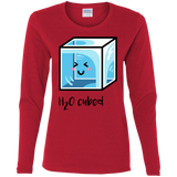 T-Shirts Red / S H2O Cubed Women's Long Sleeve T-Shirt