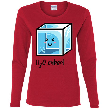 T-Shirts Red / S H2O Cubed Women's Long Sleeve T-Shirt