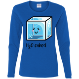 T-Shirts Royal / S H2O Cubed Women's Long Sleeve T-Shirt