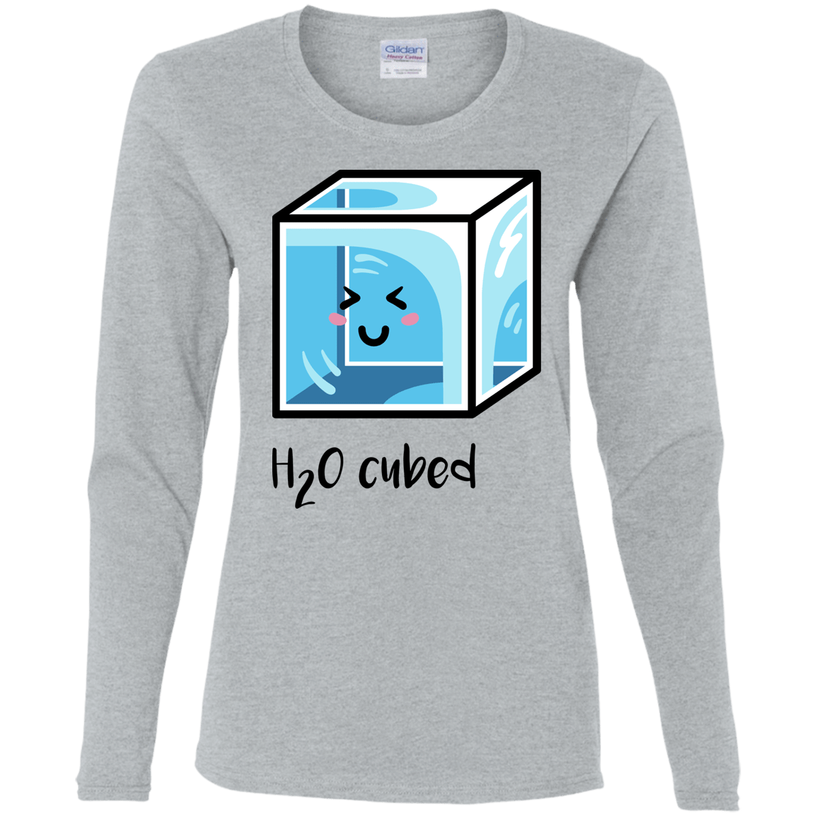 T-Shirts Sport Grey / S H2O Cubed Women's Long Sleeve T-Shirt