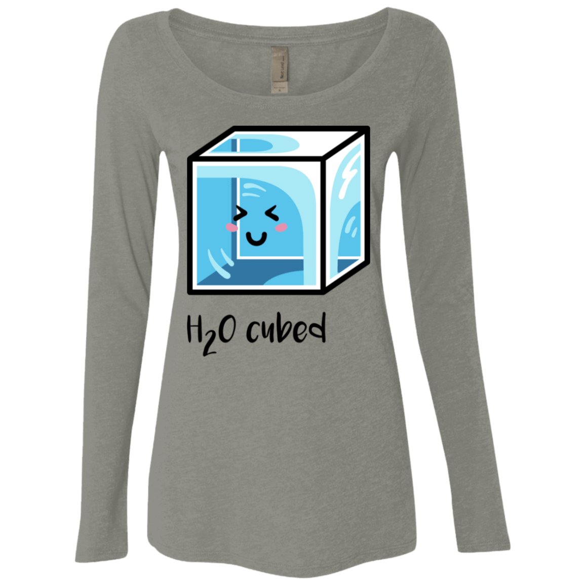 T-Shirts Venetian Grey / S H2O Cubed Women's Triblend Long Sleeve Shirt