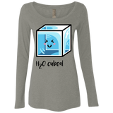 T-Shirts Venetian Grey / S H2O Cubed Women's Triblend Long Sleeve Shirt