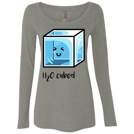 T-Shirts Venetian Grey / S H2O Cubed Women's Triblend Long Sleeve Shirt