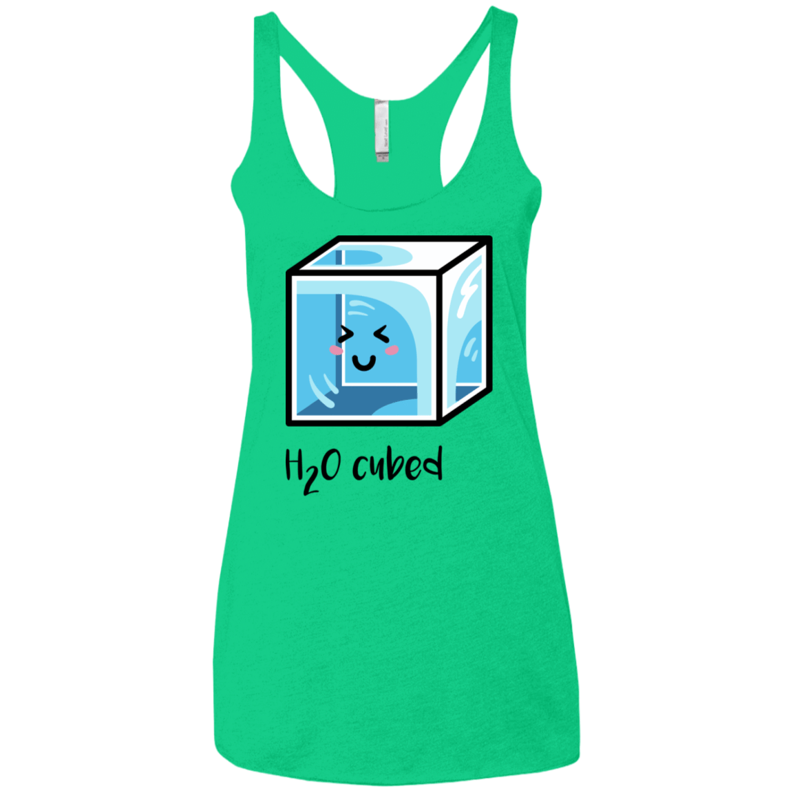 T-Shirts Envy / X-Small H2O Cubed Women's Triblend Racerback Tank