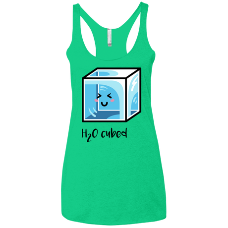 T-Shirts Envy / X-Small H2O Cubed Women's Triblend Racerback Tank