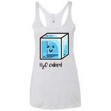 T-Shirts Heather White / X-Small H2O Cubed Women's Triblend Racerback Tank