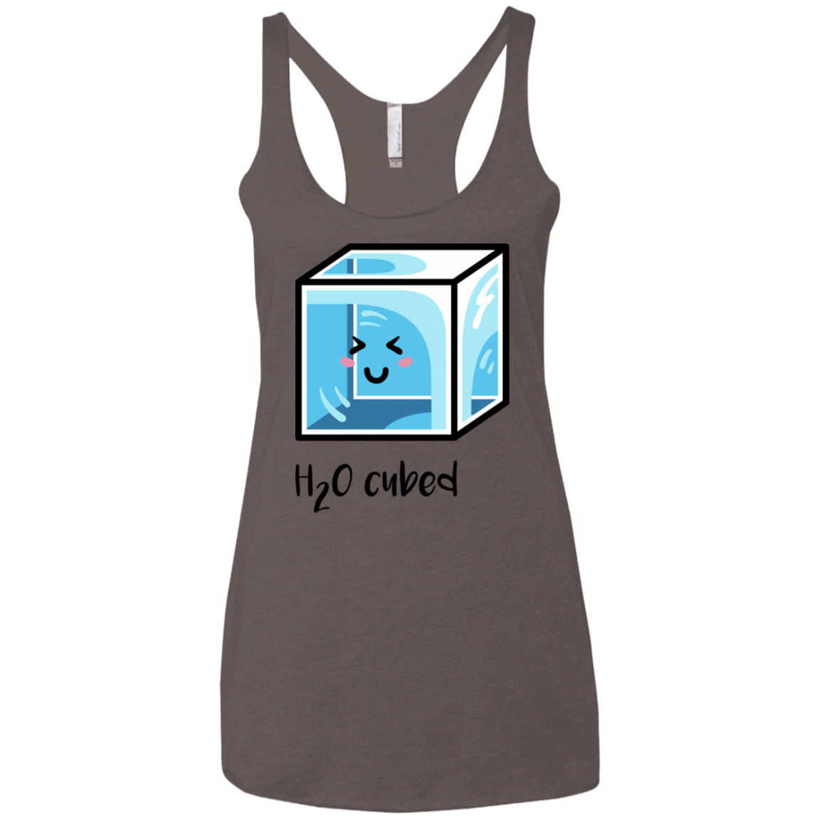 T-Shirts Macchiato / X-Small H2O Cubed Women's Triblend Racerback Tank