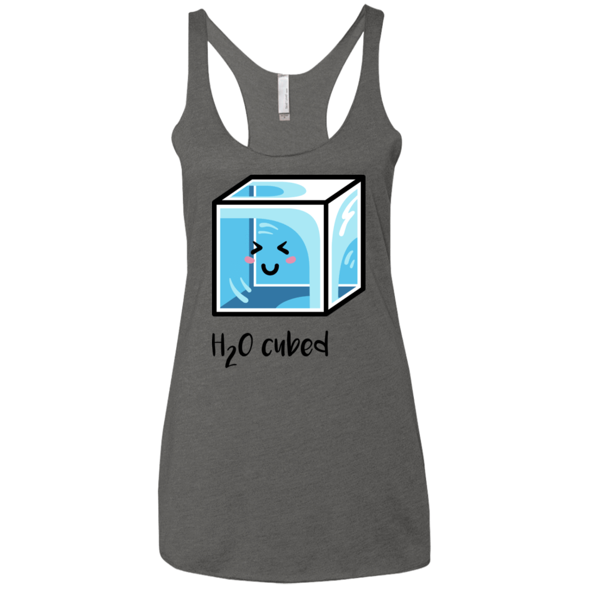 T-Shirts Premium Heather / X-Small H2O Cubed Women's Triblend Racerback Tank