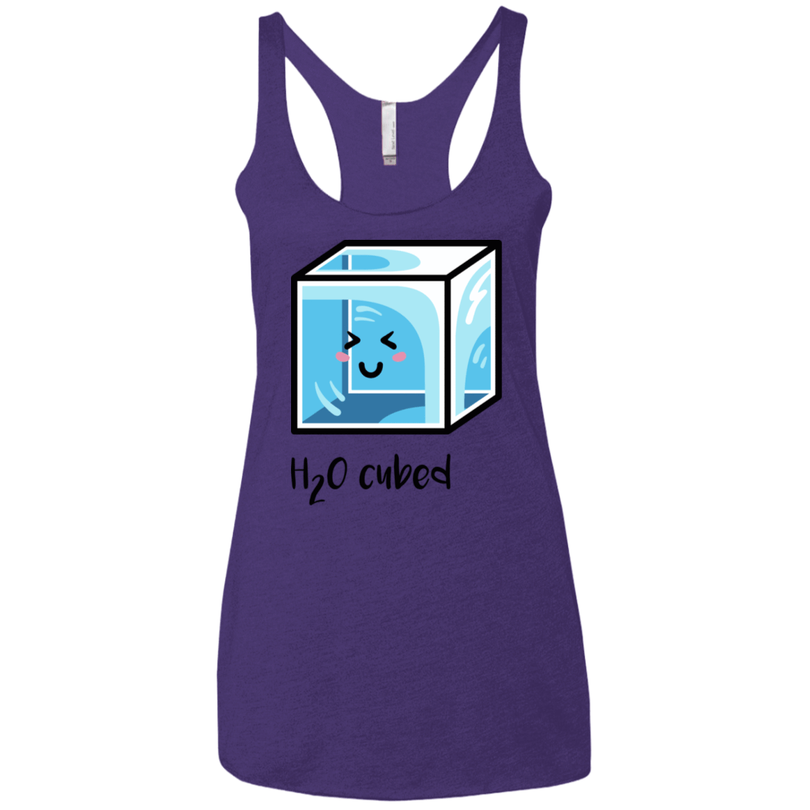 T-Shirts Purple Rush / X-Small H2O Cubed Women's Triblend Racerback Tank