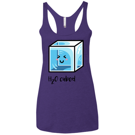 T-Shirts Purple Rush / X-Small H2O Cubed Women's Triblend Racerback Tank