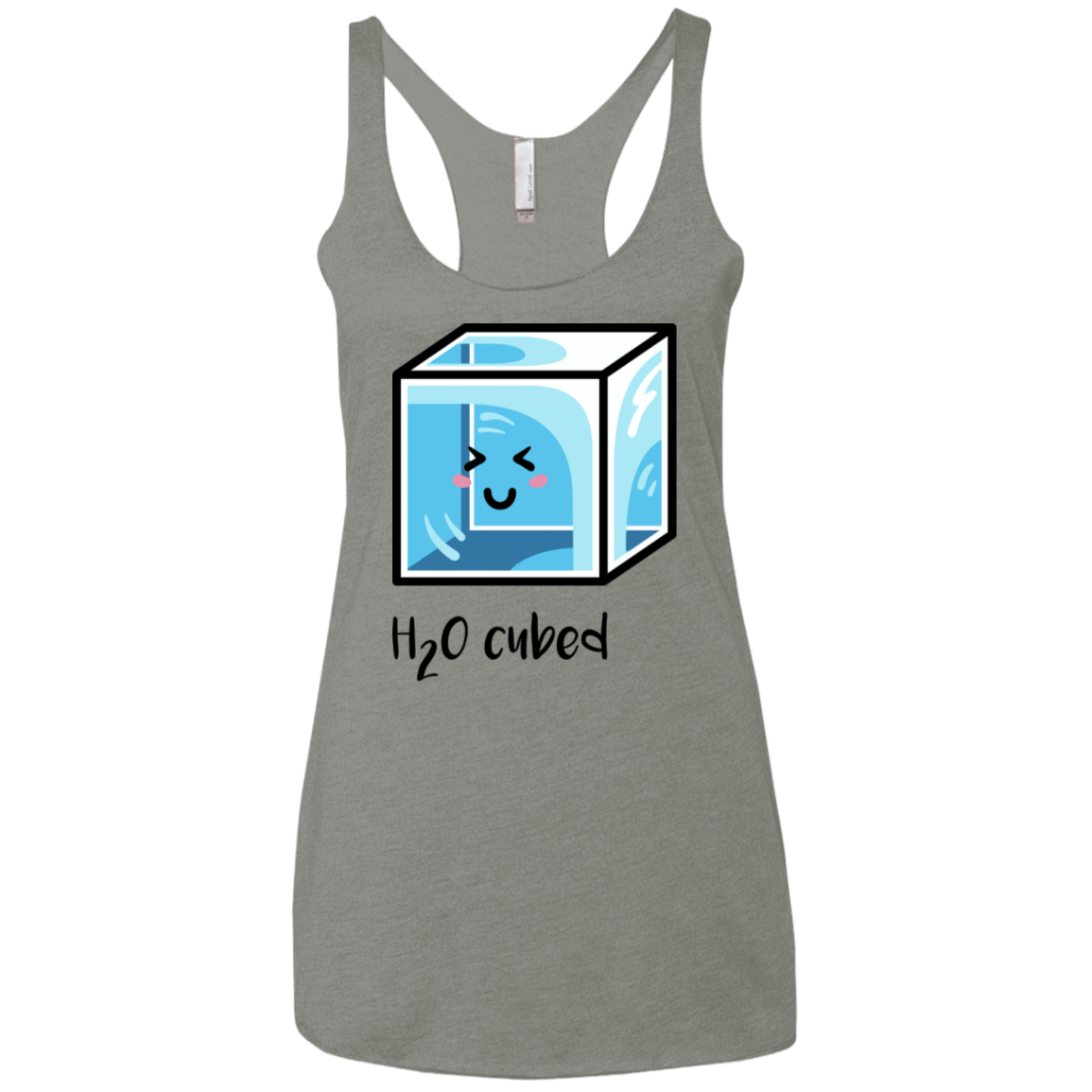 T-Shirts Venetian Grey / X-Small H2O Cubed Women's Triblend Racerback Tank