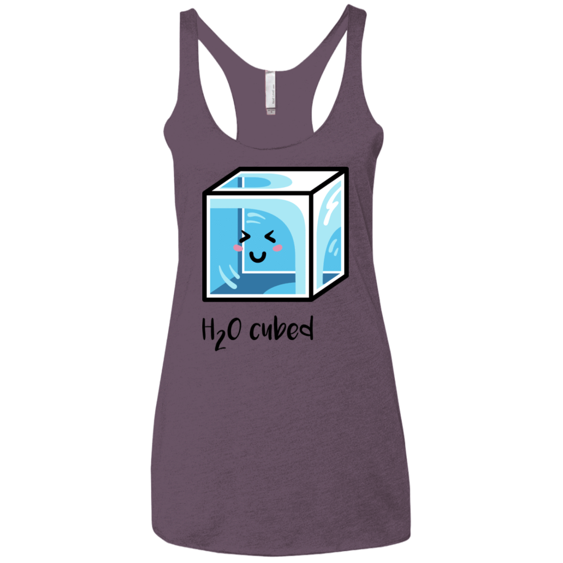 T-Shirts Vintage Purple / X-Small H2O Cubed Women's Triblend Racerback Tank
