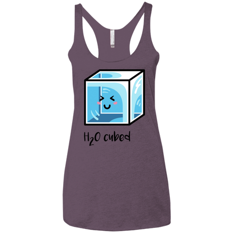 T-Shirts Vintage Purple / X-Small H2O Cubed Women's Triblend Racerback Tank