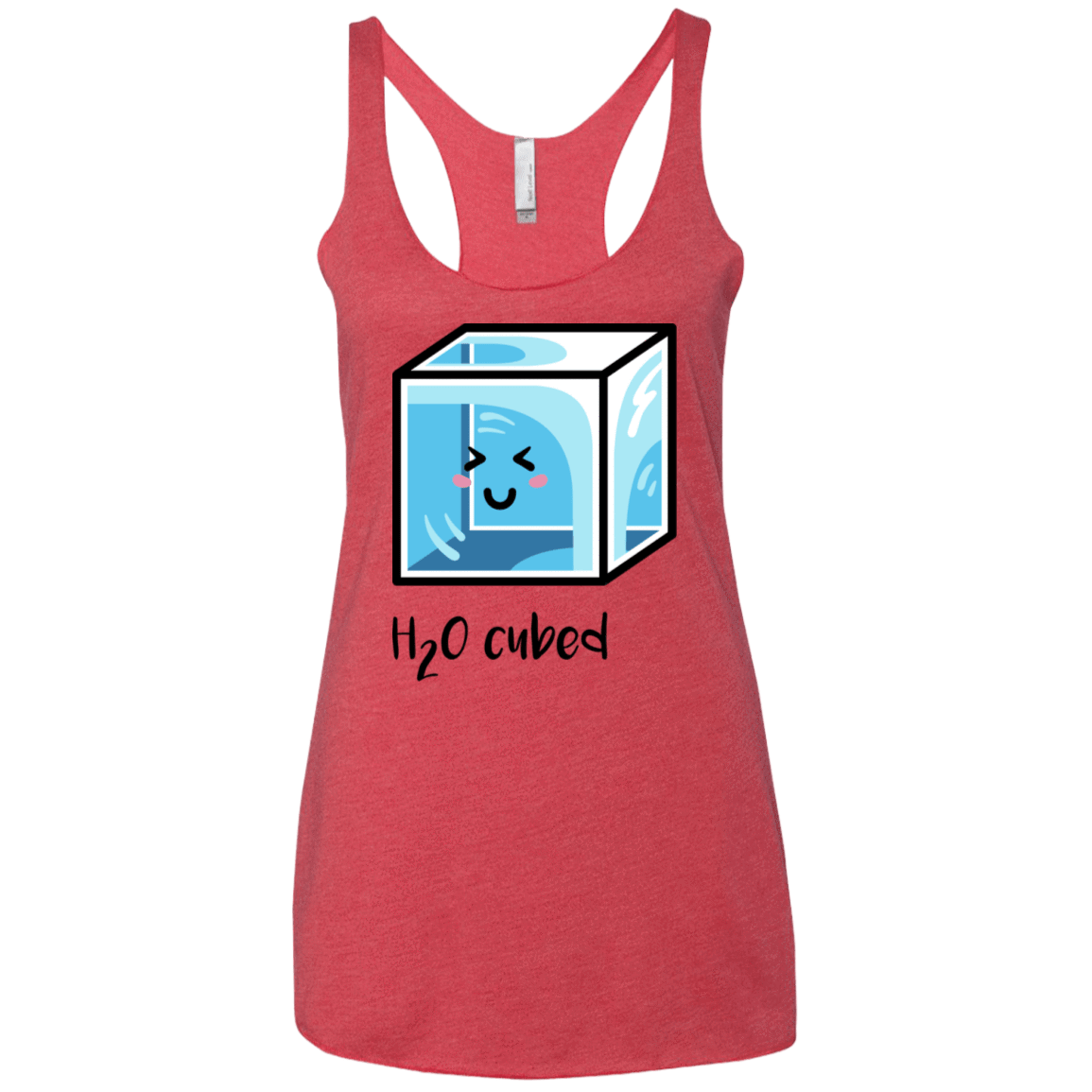 T-Shirts Vintage Red / X-Small H2O Cubed Women's Triblend Racerback Tank