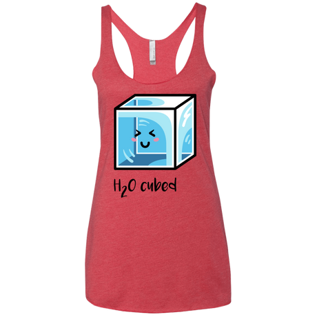 T-Shirts Vintage Red / X-Small H2O Cubed Women's Triblend Racerback Tank