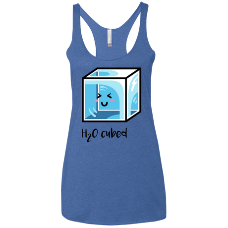 T-Shirts Vintage Royal / X-Small H2O Cubed Women's Triblend Racerback Tank