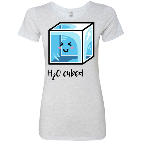 T-Shirts Heather White / S H2O Cubed Women's Triblend T-Shirt