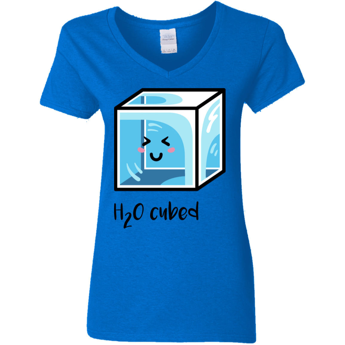 T-Shirts Royal / S H2O Cubed Women's V-Neck T-Shirt