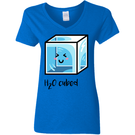 T-Shirts Royal / S H2O Cubed Women's V-Neck T-Shirt