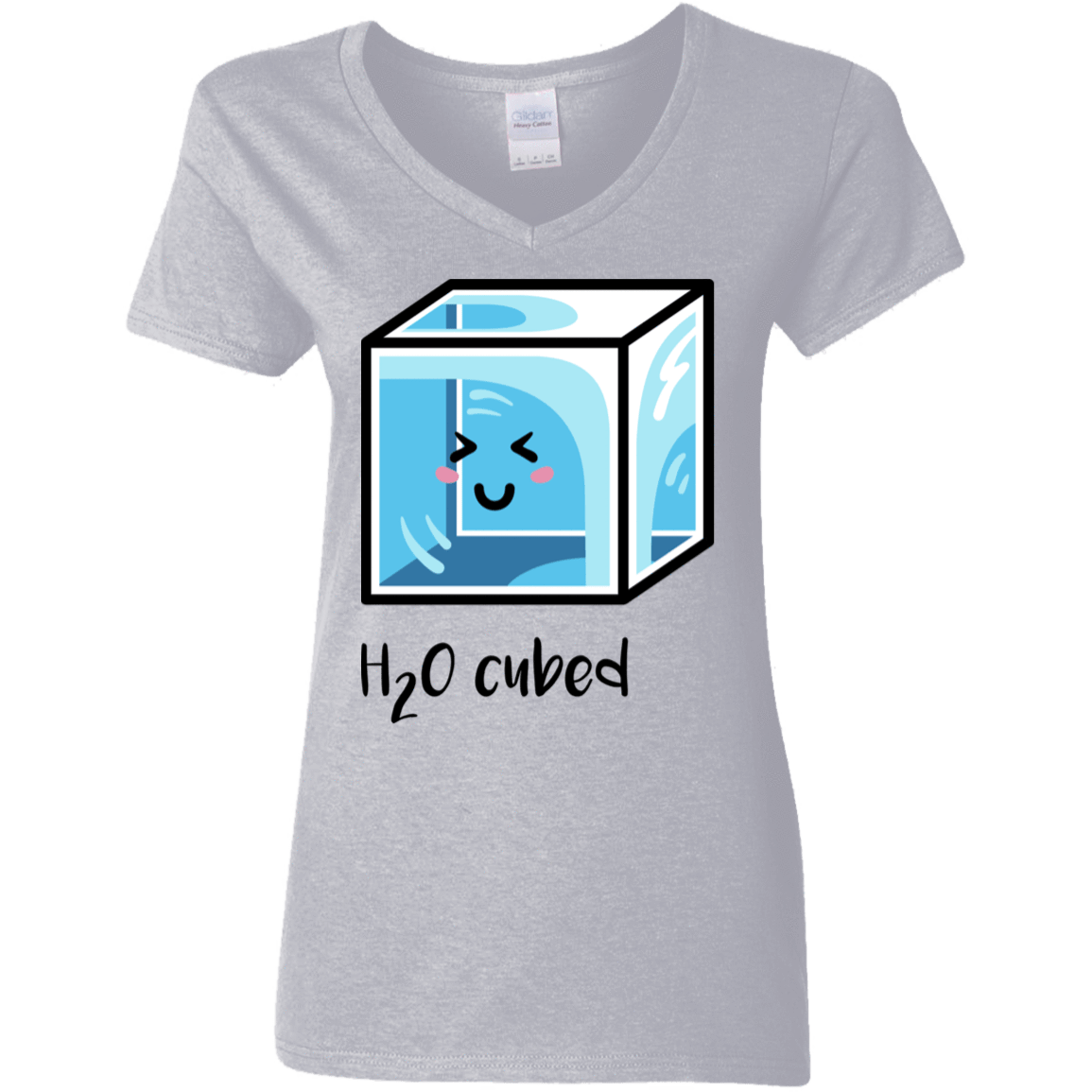 T-Shirts Sport Grey / S H2O Cubed Women's V-Neck T-Shirt