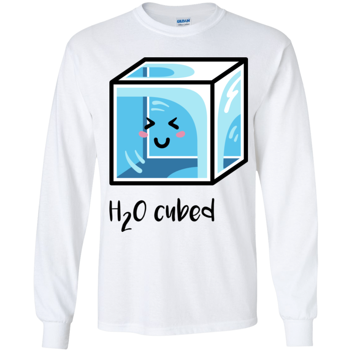 T-Shirts White / YS H2O Cubed Youth Long Sleeve T-Shirt