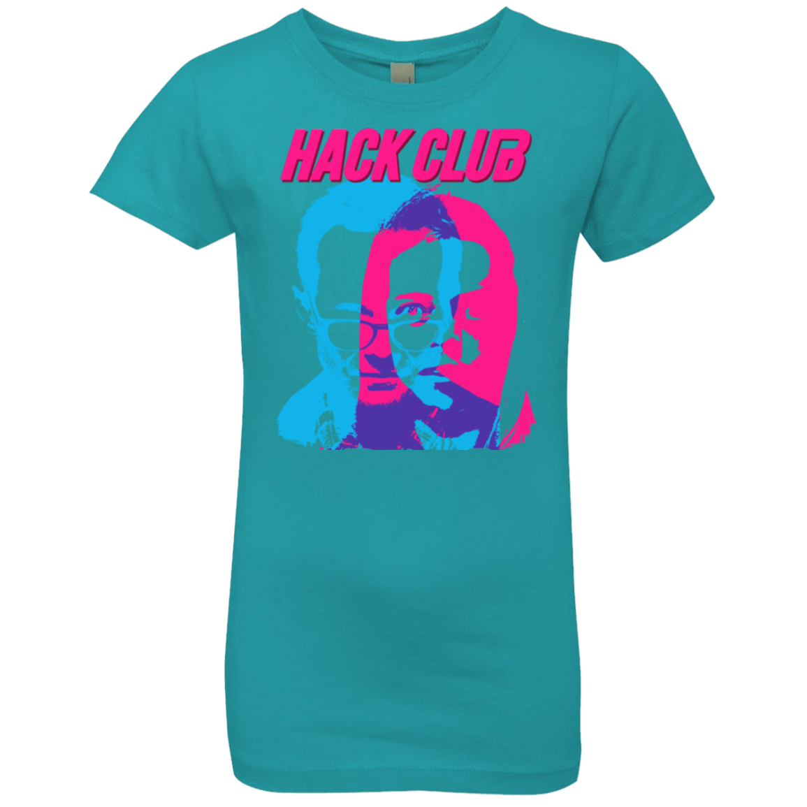 T-Shirts Tahiti Blue / YXS Hack Club Girls Premium T-Shirt