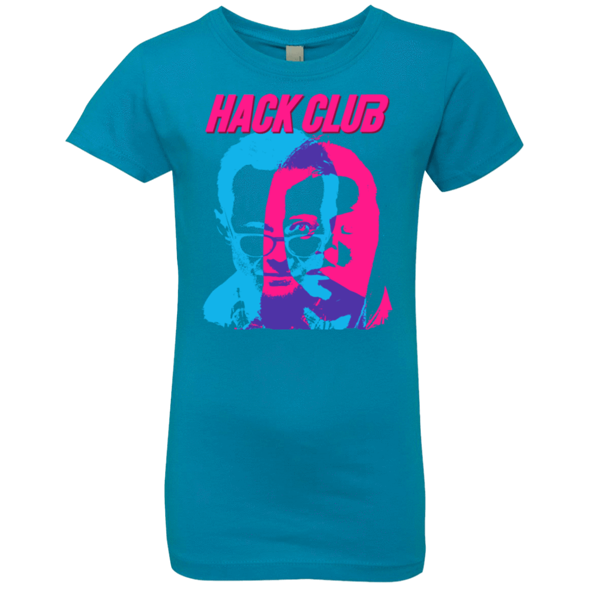 T-Shirts Turquoise / YXS Hack Club Girls Premium T-Shirt