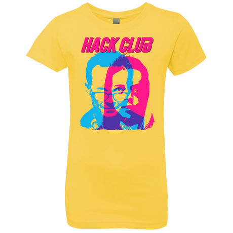 T-Shirts Vibrant Yellow / YXS Hack Club Girls Premium T-Shirt