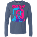 T-Shirts Indigo / Small Hack Club Men's Premium Long Sleeve