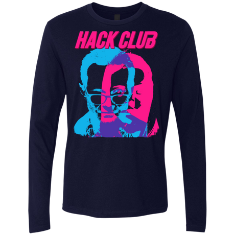 T-Shirts Midnight Navy / Small Hack Club Men's Premium Long Sleeve