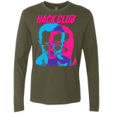 T-Shirts Military Green / Small Hack Club Men's Premium Long Sleeve