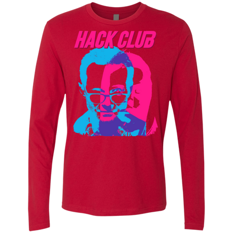 T-Shirts Red / Small Hack Club Men's Premium Long Sleeve