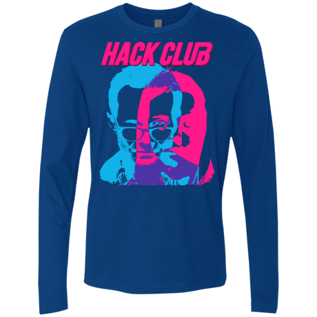 T-Shirts Royal / Small Hack Club Men's Premium Long Sleeve