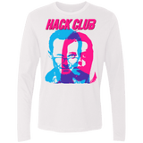 T-Shirts White / Small Hack Club Men's Premium Long Sleeve