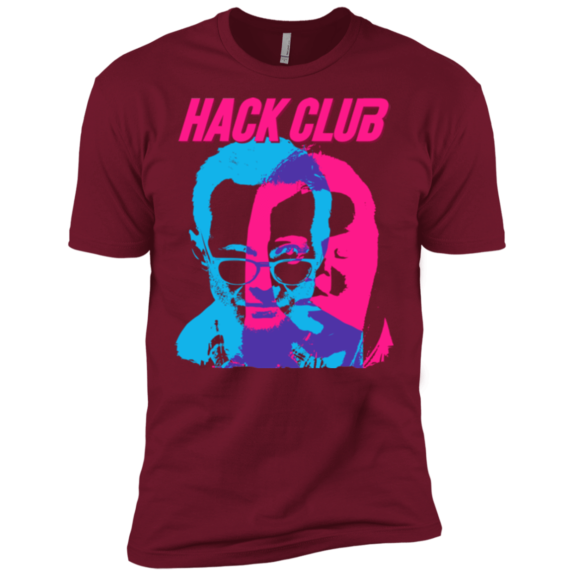 T-Shirts Cardinal / X-Small Hack Club Men's Premium T-Shirt