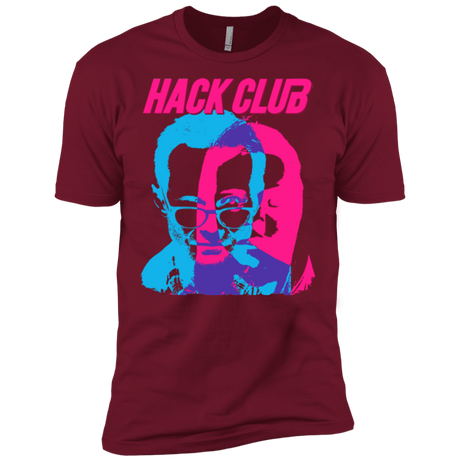 T-Shirts Cardinal / X-Small Hack Club Men's Premium T-Shirt