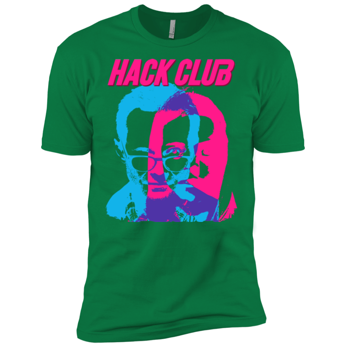 T-Shirts Kelly Green / X-Small Hack Club Men's Premium T-Shirt