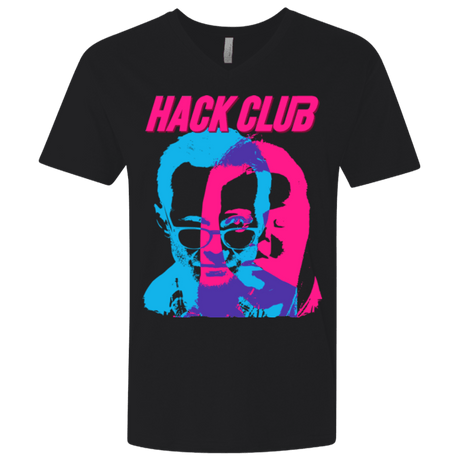 T-Shirts Black / X-Small Hack Club Men's Premium V-Neck