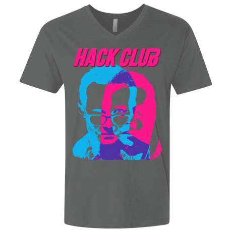 T-Shirts Heavy Metal / X-Small Hack Club Men's Premium V-Neck