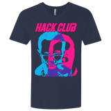 T-Shirts Midnight Navy / X-Small Hack Club Men's Premium V-Neck
