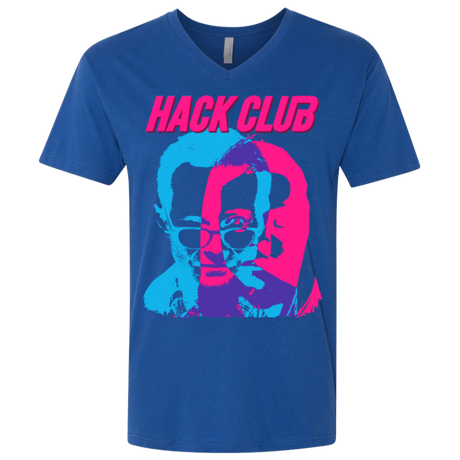 T-Shirts Royal / X-Small Hack Club Men's Premium V-Neck