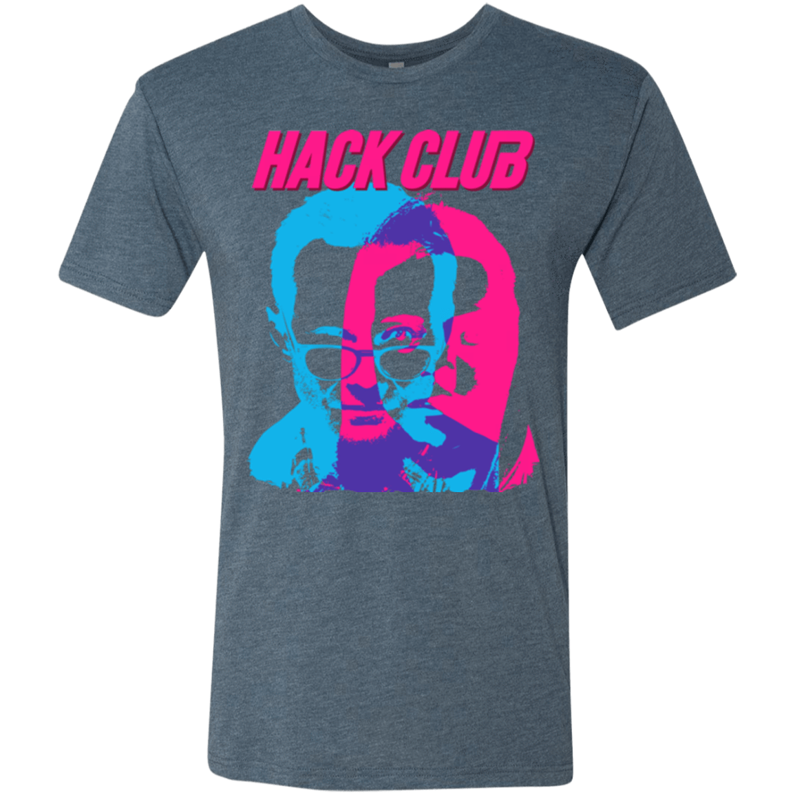 T-Shirts Indigo / Small Hack Club Men's Triblend T-Shirt