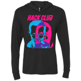 T-Shirts Vintage Black / X-Small Hack Club Triblend Long Sleeve Hoodie Tee